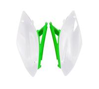 Rtech Side Panels Fit Kawasaki KXF 250 09-12 450 09-11 White/Green