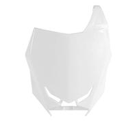 Race Tech Front Number Plate White Suzuki RM-Z450, white