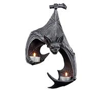 RTEY Bat Wall Tealight Sconce Candle Holder Bat Holder Wall Decor Gothic Halloween Decor for Home Office