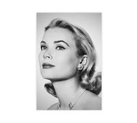RTFDS American Actress Grace Kelly Poster Canvas Poster Bedroom Decor Sports Landscape Office Room Decor Gift Unframe-style 16x24inch(40x60cm)