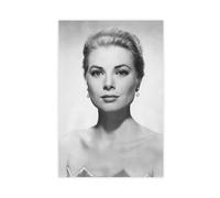 RTFDS American Actress Grace Kelly Poster Canvas Poster Wall Art Decor Print Picture Paintings for Living Room Bedroom Decoration Unframe-style 12x18inch(30x45cm)