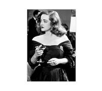 RTFDS Bette Davis Poster Canvas Poster Bedroom Decor Sports Landscape Office Room Decor Gift Unframe-style 12x18inch(30x45cm)