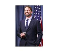 RTFDS British Male Actors Gerard Butler Poster Canvas Poster Bedroom Decor Sports Landscape Office Room Decor Gift Unframe-style 08x12inch(20x30cm)