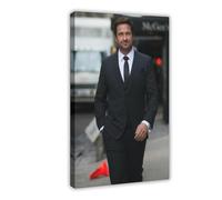 RTFDS British Male Actors Gerard Butler Poster Canvas Poster Wall Art Decor Print Picture Paintings for Living Room Bedroom Decoration Frame-style 24x36inch(60x90cm)