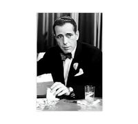 RTFDS Humphrey Bogart Poster Canvas Poster Wall Art Decor Print Picture Paintings for Living Room Bedroom Decoration Unframe-style 08x12inch(20x30cm)