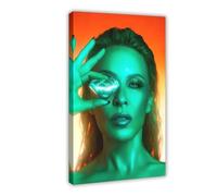 RTFDS Kylie Minogue Tension Album Poster Cover Canvas Poster Wall Art Decor Print Picture Paintings for Living Room Bedroom Decoration Frame-style 16x24inch(40x60cm)
