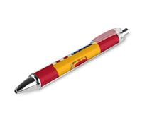 RTFGHJS American Spain Flag Ballpoint Pens Retractable Ball Point Pens Smooth 0.5mm Medium Writing Pen Black Ink Pen for Men Women 1 PCS