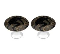 RTFGHJS Black Gibbon Monkey Cabinet Knobs, 2-Pack Stainless Steel Kitchen Handles for Drawers, Dresser, Cupboard, Desk Durable Metal Hardware, Easy Installation