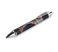 RTFGHJS Colorful Frog Ballpoint Pens Retractable Ball Point Pens Smooth 0.5mm Medium Writing Pen Black Ink Pen for Men Women 1 PCS