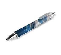 RTFGHJS Cute Dolphins Ballpoint Pens Retractable Ball Point Pens Smooth 0.5mm Medium Writing Pen Black Ink Pen for Men Women 1 PCS