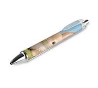 RTFGHJS Cute Rabbit 1 Ballpoint Pens Retractable Ball Point Pens Smooth 0.5mm Medium Writing Pen Black Ink Pen for Men Women 1 PCS