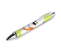 RTFGHJS Cute Rabbit Ballpoint Pens Retractable Ball Point Pens Smooth 0.5mm Medium Writing Pen Black Ink Pen for Men Women 1 PCS