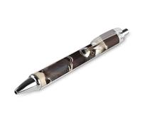 RTFGHJS Cute Raccoon Ballpoint Pens Retractable Ball Point Pens Smooth 0.5mm Medium Writing Pen Black Ink Pen for Men Women 1 PCS