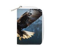 RTFGHJS Eagle at Hunting Credit Card Holder Wallet PU Leather Card Case Cards Protector Front Pocket Wallets