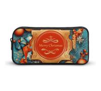 RTFGHJS Gold Jewelry And Gifts Pencil Case, Large Capacity Zipper Pencil Pouch Portable Office Stationery Makeup Bag, Desk Organizer for Stationery, Travel Toiletry, Makeup, Supplies