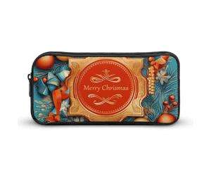 RTFGHJS Gold Jewelry And Gifts Pencil Case, Large Capacity Zipper Pencil Pouch Portable Office Stationery Makeup Bag, Desk Organizer for Stationery, Travel Toiletry, Makeup, Supplies