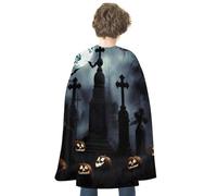 RTFGHJS Gothic Happy Halloween Halloween Cloak Christmas Cape Costume Accessory Cosplay Cloak for Parties Short Capes