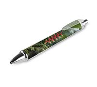 RTFGHJS Green Plants in The Tropical Rainforest Ballpoint Pens Retractable Ball Point Pens Smooth 0.5mm Medium Writing Pen Black Ink Pen for Men Women 1 PCS