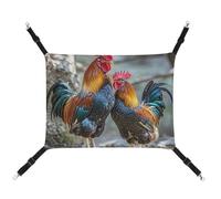 RTFGHJS Hanging Pet Hammock Cat Hammock for Cage Soft Breathable Chicken Under The Tree Pet Cage Bed with Metal Hooks Small Pets Resting Sleepy Pad for Cats Dogs Rabbits Other Small Animals