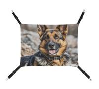 RTFGHJS Hanging Pet Hammock Cat Hammock for Cage Soft Breathable German Shepherd Dog Pet Cage Bed with Metal Hooks Small Pets Resting Sleepy Pad for Cats Dogs Rabbits Other Small Animals