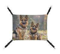 RTFGHJS Hanging Pet Hammock Cat Hammock for Cage Soft Breathable German Shepherd Dogs Pet Cage Bed with Metal Hooks Small Pets Resting Sleepy Pad for Cats Dogs Rabbits Other Small Animals