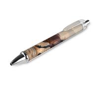 RTFGHJS Horses Running in The Sand Ballpoint Pens Retractable Ball Point Pens Smooth 0.5mm Medium Writing Pen Black Ink Pen for Men Women 1 PCS