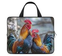 RTFGHJS Laptop Sleeve with Handle Chicken Under The Tree Laptop Sleeve Bag Ultra-Thin Computer Bag Cover for 12-17 Inch, White, 13 Inch