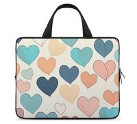 RTFGHJS Laptop Sleeve with Handle Playful Doodles Laptop Sleeve Bag Ultra-Thin Computer Bag Cover for 12-17 Inch, White, 10"