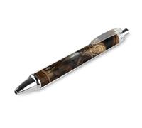 RTFGHJS Owl Eyes Ballpoint Pens Retractable Ball Point Pens Smooth 0.5mm Medium Writing Pen Black Ink Pen for Men Women 1 PCS