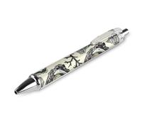 RTFGHJS Oysters And Shells Ballpoint Pens Retractable Ball Point Pens Smooth 0.5mm Medium Writing Pen Black Ink Pen for Men Women 1 PCS