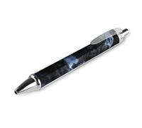 RTFGHJS Panther With Blue Eyes Ballpoint Pens Retractable Ball Point Pens Smooth 0.5mm Medium Writing Pen Black Ink Pen for Men Women 1 PCS