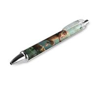 RTFGHJS Running Monkey Ballpoint Pens Retractable Ball Point Pens Smooth 0.5mm Medium Writing Pen Black Ink Pen for Men Women 1 PCS