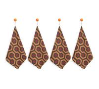 RTFGHJS Shining Overlook Hand Towels Ultra Absorbent Quick Dry Face & Gym Towels Decorative Kitchen Cloth Microfiber Dish Towel for Bathroom, Kitchen, Yoga with Hanging Loops 4PCS