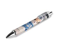 RTFGHJS Space - Suit Hamster Ballpoint Pens Retractable Ball Point Pens Smooth 0.5mm Medium Writing Pen Black Ink Pen for Men Women 1 PCS
