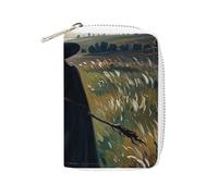 RTFGHJS The Witch of Darkness Credit Card Holder Wallet PU Leather Card Case Cards Protector Front Pocket Wallets