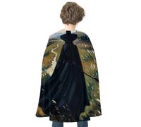 RTFGHJS The Witch of Darkness Halloween Cloak Christmas Cape Costume Accessory Cosplay Cloak for Parties Short Capes