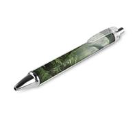 RTFGHJS Tropical Rainforest Ballpoint Pens Retractable Ball Point Pens Smooth 0.5mm Medium Writing Pen Black Ink Pen for Men Women 1 PCS