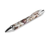 RTFGHJS Various Shell Images Ballpoint Pens Retractable Ball Point Pens Smooth 0.5mm Medium Writing Pen Black Ink Pen for Men Women 1 PCS