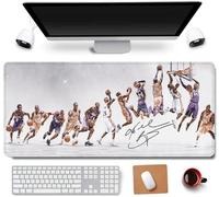 RTGGSEL 31.5x11.8 Inch Novelty KB Slow Motion Evolution Non-Slip Long Extended Large Gaming Mouse Pad with Stitched Edges XL Laptops Keyboard Mouse Mat Desk Pad