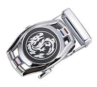 RTGGSEL Men's 40mm Ratchet Belt Buckle Only for 1 3/8 Slide Belt Strap Automatic Leather Belt Buckle Replacement (35)