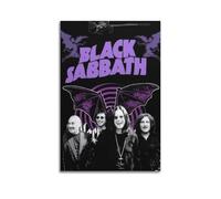 RTHGKTNG Black Sabbath Rock Band Poster Poster Decorative Painting Canvas Wall Posters And Art Picture Print Modern Family Bedroom Decor Posters 12x18inch(30x45cm)