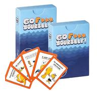 Rthynti Go Fish Card Game, 2Pcs Portable Goes Fish Game with 48 Cards, Humiliations Hilarious Adult Cards for Family Parties, Hilarious Family Party Game for 2+ Players Deck Night Party Games