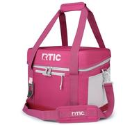 RTIC 15 Can Everyday Cooler, Soft Sided Portable Insulated Cooling for Lunch, Beach, Drink, Beverage, Travel, Camping, Picnic, for Men and Women, Very Berry