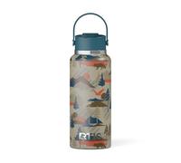 RTIC 32oz Outback Bottle, Ceramic Lined, Insulated, Stainless Steel, Metal, Double Wall Vacuum-Insulation, Leak-Proof Lid, BPA-Free Water Flask Hiking, Running, Sports, Outdoor, Off Grid