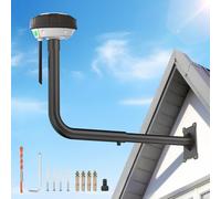 RTK Antenna Wall Mount Kit for Mammotion Luba 2 AWD Series, for YUKA 1000 & 2000, for YUKA 1500(2024), for YUKA 2000(2024), Secure & Adjustable Wall Mounting Bracket Compatible with RTK Antenna