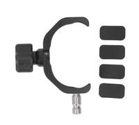 RTK Pole Clamp, GPS Pole Clamp Bracket, Universal Data Collector Holder with Compass Mount, Adjustable Aluminum Alloy Range Pole for Surveying and Mapping Equipment