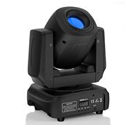 Rtktoup 100W Moving Head LED DMX DJ Spotlight RGBW 3 Prism 8 Colours 8 Gobos Stage Light for Disco Bars Dance Floor House Parties Headlight
