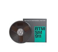 RTM Studio Master Recording SM 911 ¼ inch - Reel to Reel Magnetic Tape for Audio Recording - 366m Trident Plastic Reel - 7 inch 18cm Diameter