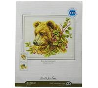 RTO 14 Count Bear Counted Cross Stitch Kit, 11.75 by 9.75-Inch