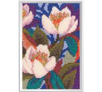 RTO counted cross stitch kit "Revelation of Color, water lilies", 9x13,5cm